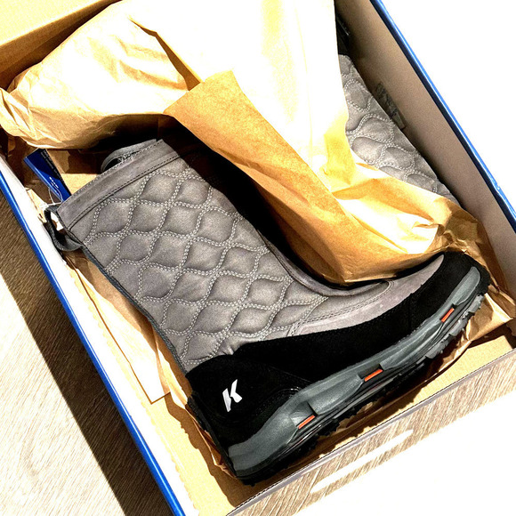 Korkers Women's Grey Northlake Zip Waterproof Comfort Boot Shoes Size 8 NWB - Picture 6 of 12